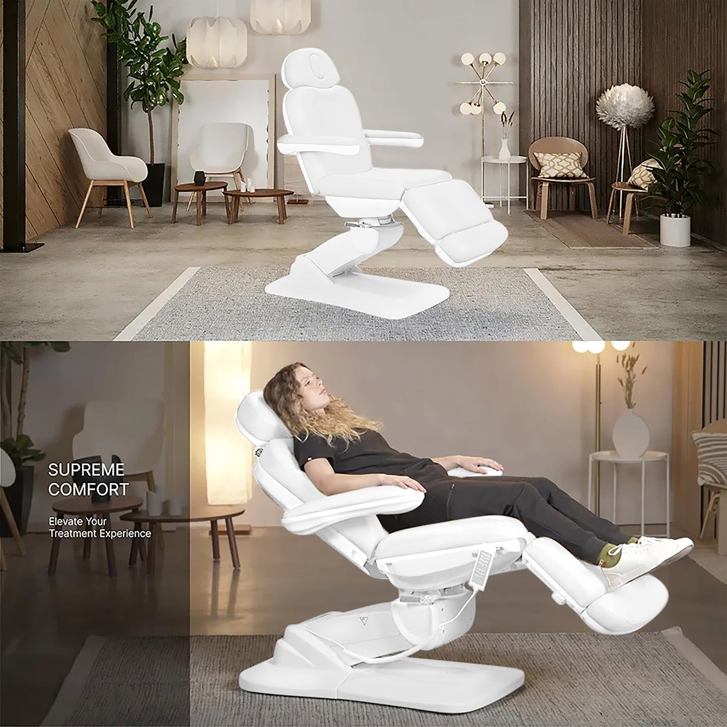 Astrahouse Creations - Ultralux Swivel Electric 4 Motor Treatment Chair Bed