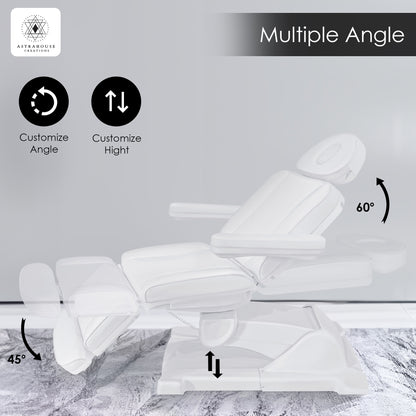 Astrahouse Creations - Ultralux Swivel Electric 4 Motor Treatment Chair Bed